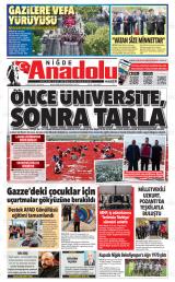 NİĞDE ANADOLU HABER